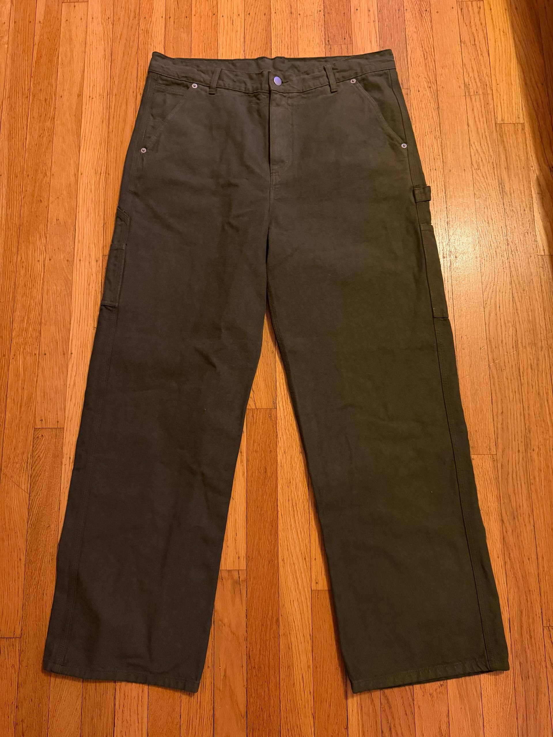 Other Velour Garments - Olive Carpenter Pants Size US 34 / EU 50 - 1 Thumbnail