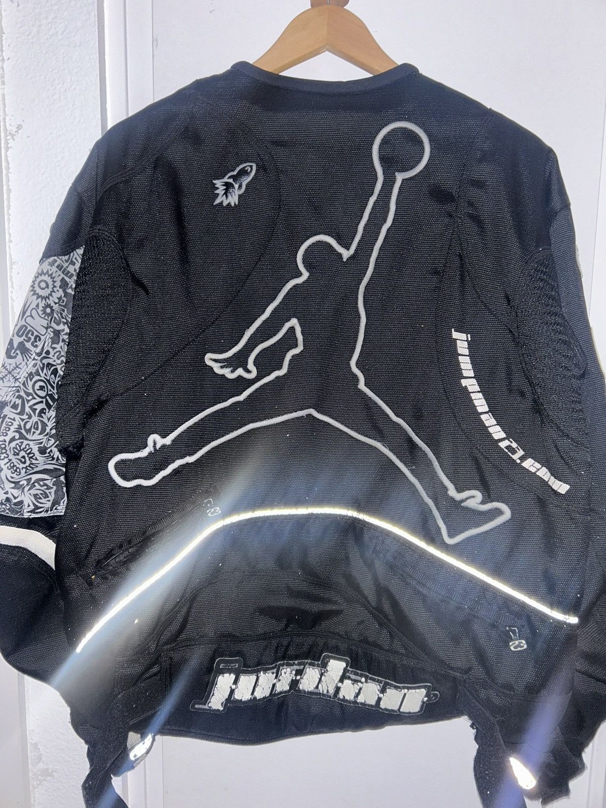 Joe Rocket × Jordan Brand extremely rare Jordan x Joe rocket biker jacket Size US M / EU 48-50 / 2 - 3 Thumbnail