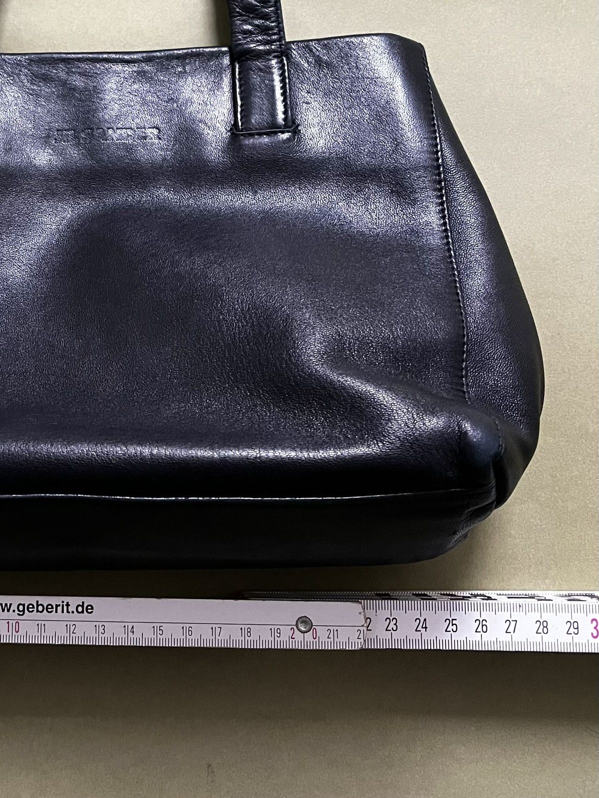 Jil Sander 2008 Jil Sander Black Leather Handbag / Mini Tote Size ONE SIZE - 8 Thumbnail