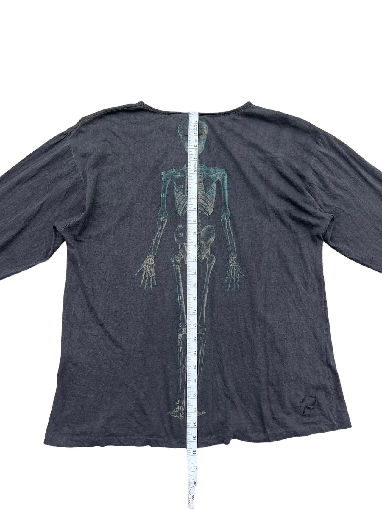 Vintage Vintage Coup D Etat Skeleton Xray Sun Faded Black t shirt Size US M / EU 48-50 / 2 - 5 Thumbnail