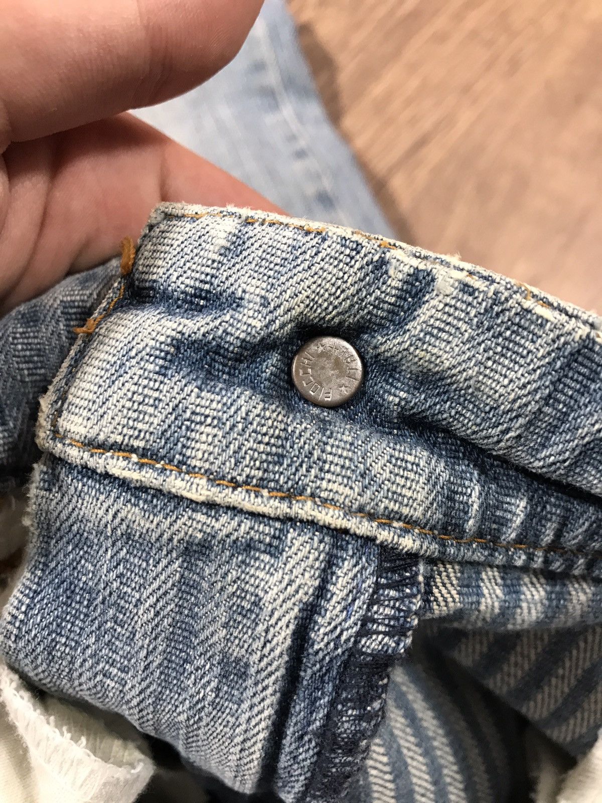 Iceberg × Vintage Iceberg Vintage Flared Denim Pants Jeans Size 31" - 13 Thumbnail