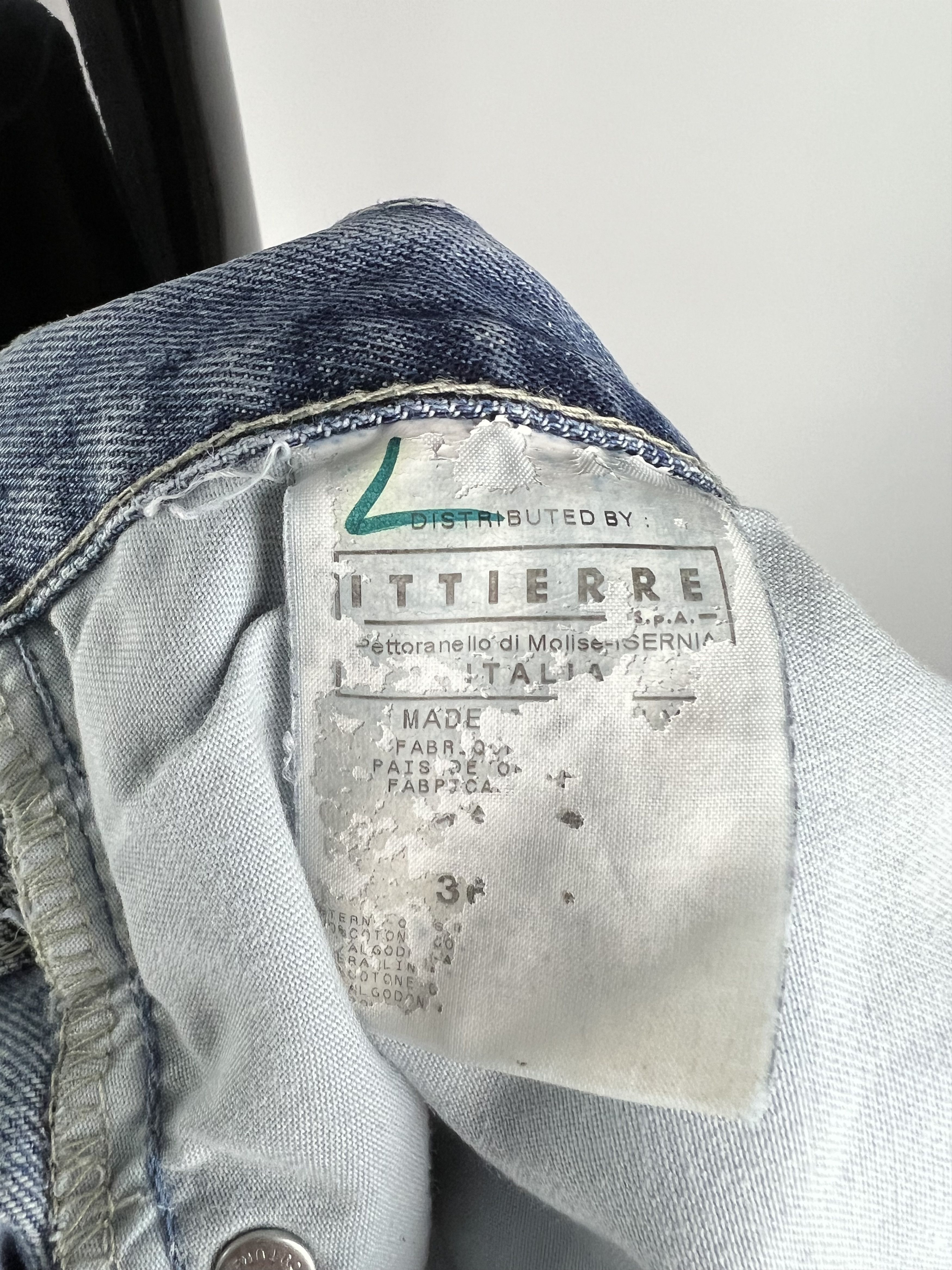 Versace Jeans Couture Rare Vintage Versace Jeans Couture Distressed Denim Pants Size US 31 - 15 Thumbnail