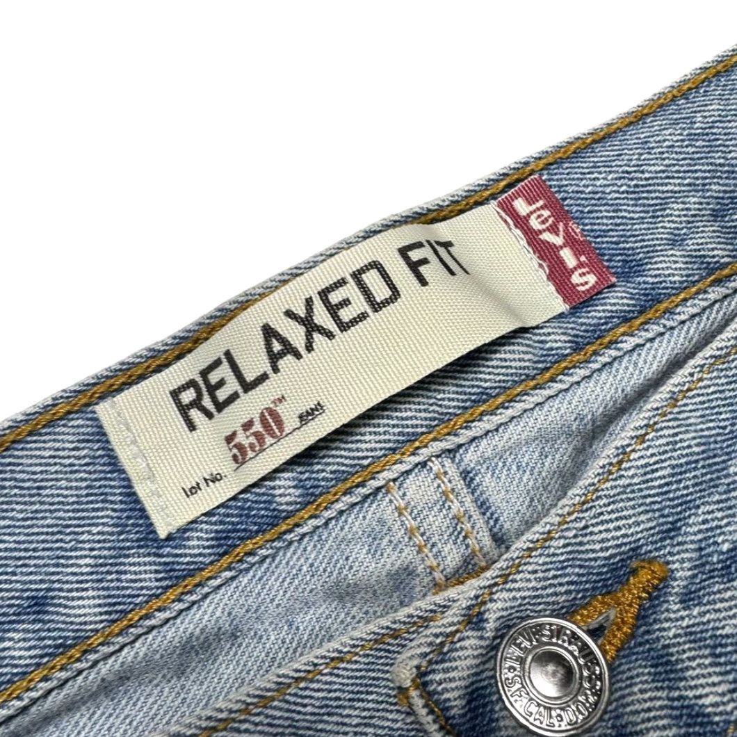 Levi's VINTAGE Levi's 550 Jeans Men's 38x30 Lightwash Y2K Baggy Cowboy Denim Cotton Relaxed Fit Blue Jeans Mens Size US 38 / EU 54 - 5 Thumbnail