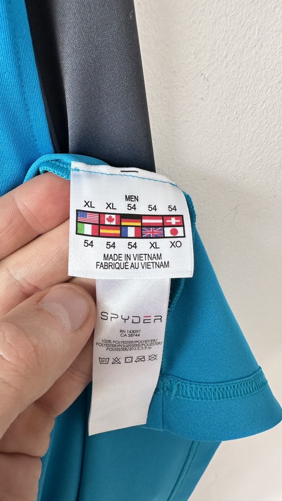 Spyder Spyder 1/3 Zip Pullover Spider Web Print Long Sleeve Size XL Size US XL / EU 56 / 4 - 10 Thumbnail