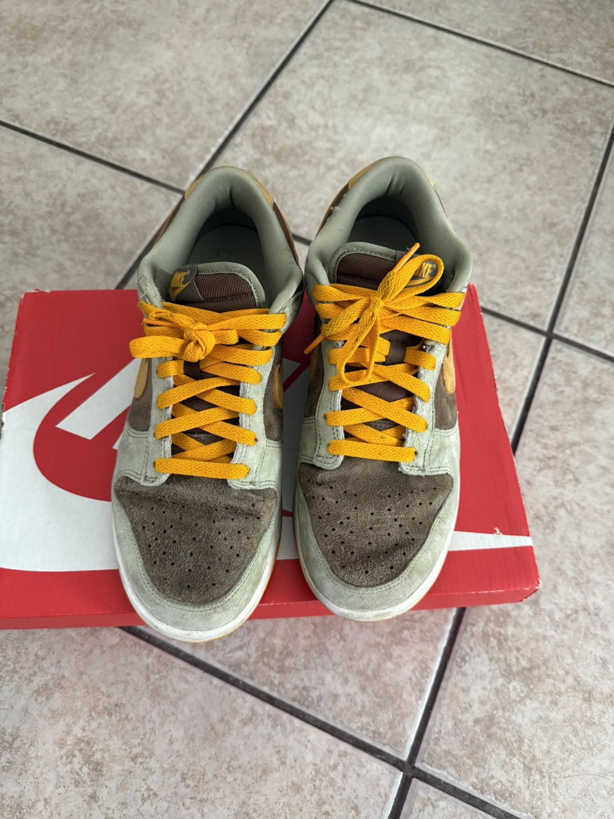 Nike Nike Dusty Olive Low Dunks Size US 9.5 / EU 42-43 - 8 Thumbnail