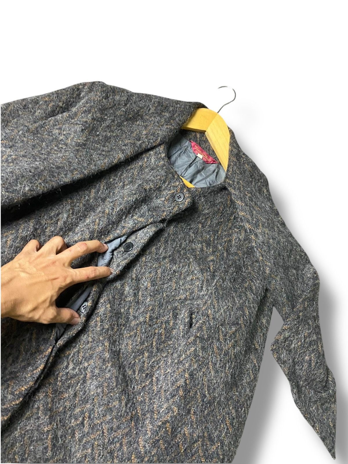 Japanese Brand × Vintage BANA PAUL Japanese Brand Wool Coat (133) Size US XXS / EU 40 - 3 Thumbnail
