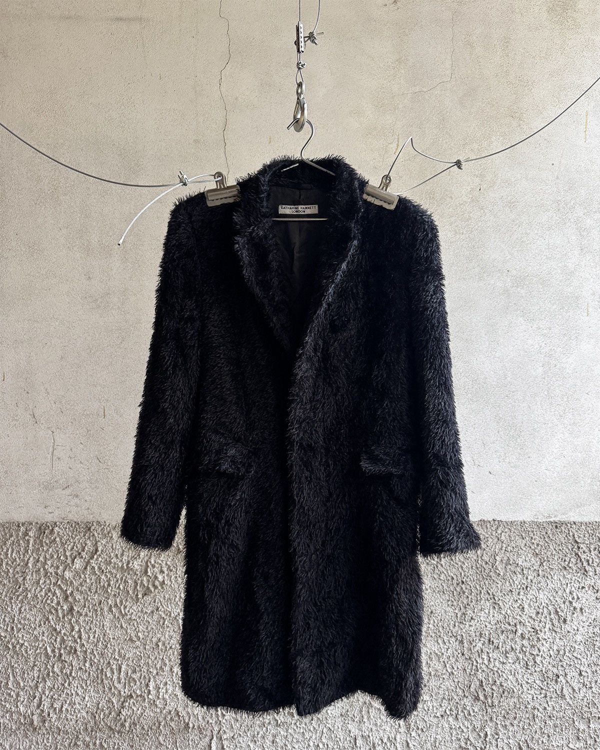 Katharine Hamnett London 1980s Katharine Hamnett London All Mohair Coat Size US M / EU 48-50 / 2 - 2 Thumbnail