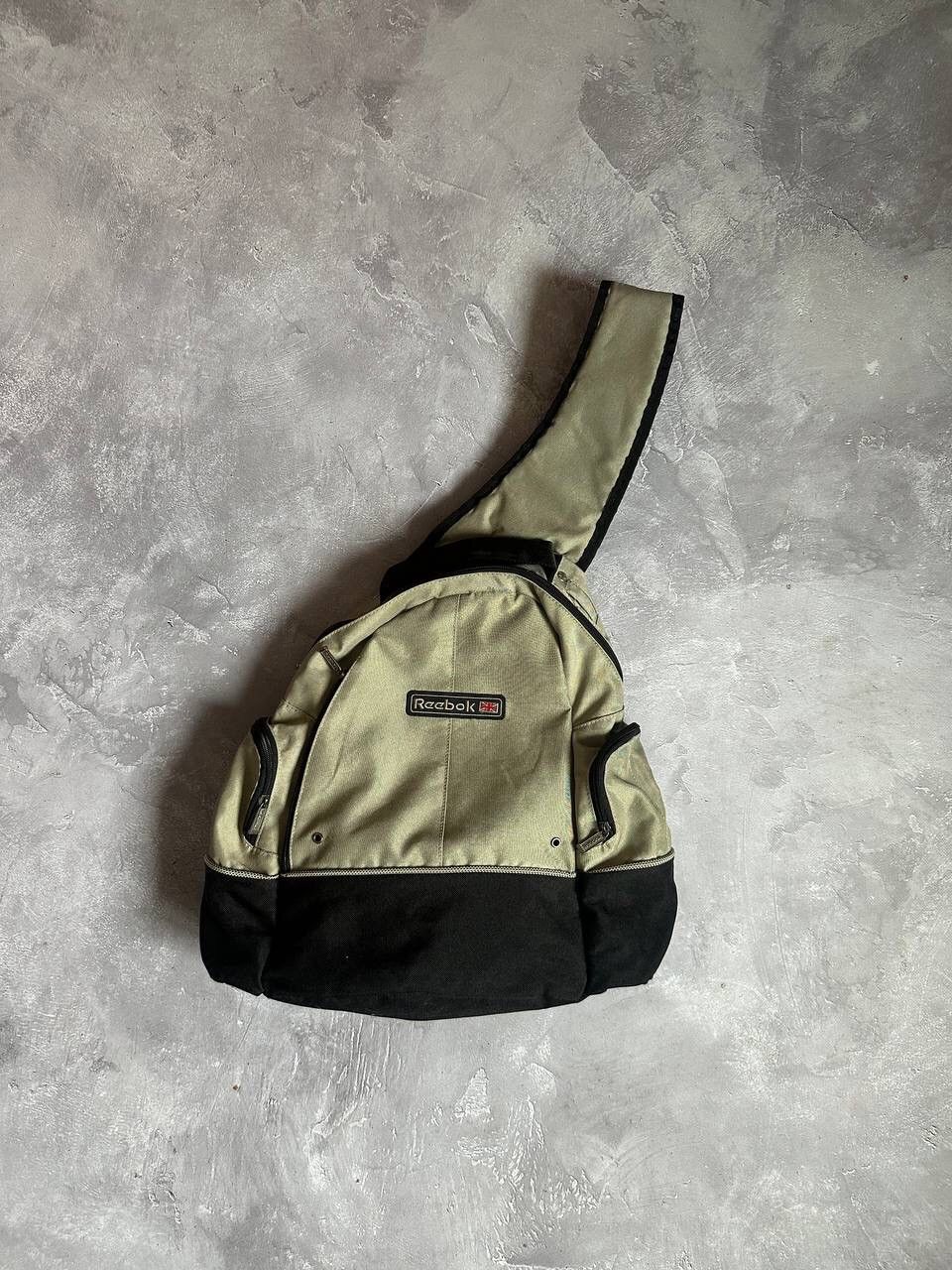 Reebok Sling Bag Crossbody Backpack in Beige, Men's