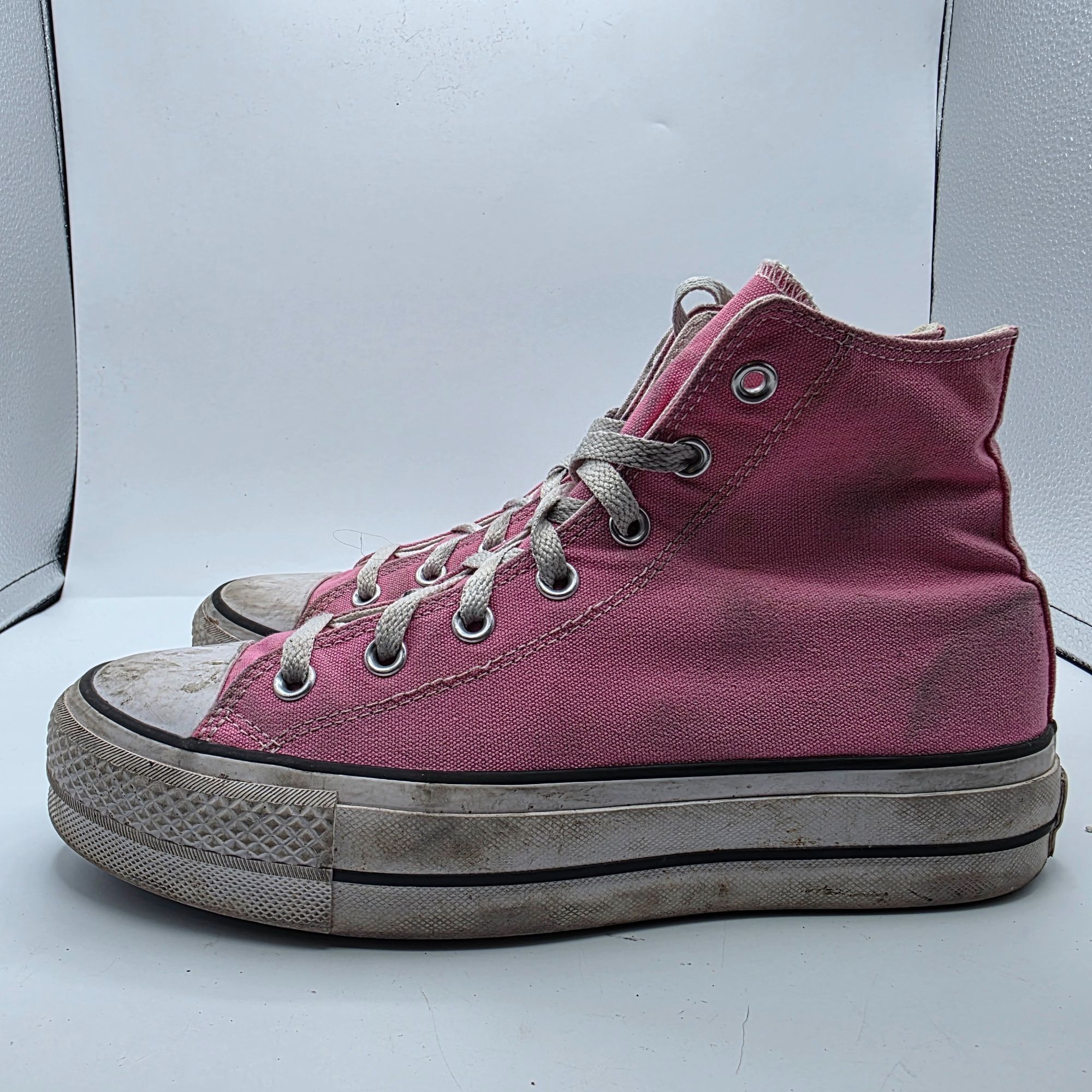 Converse Converse All Star Womens Size 9 Pink High Top Sneakers Casua Size US 9 / IT 39 - 13 Thumbnail