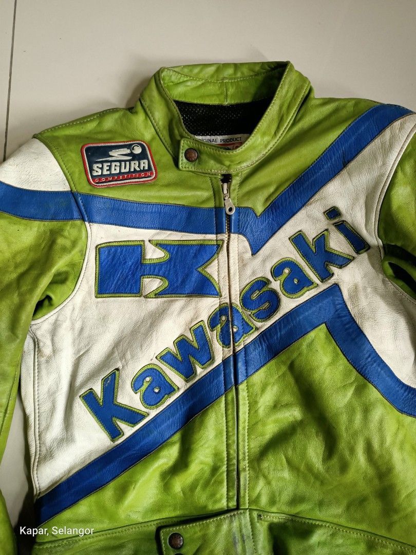 Vintage Vintage segura Kawasaki green racing suit Size US M / EU 48-50 / 2 - 4 Thumbnail