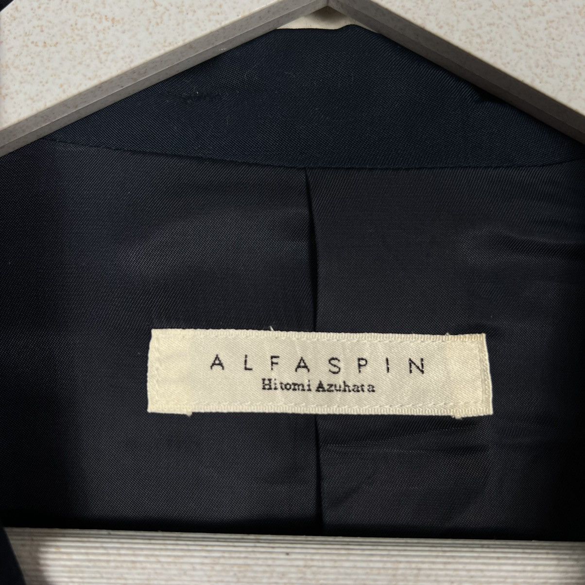 Designer × Japanese Brand 🔥 ALFA SPIN HITOMI AZUHARA DOUBLE BREAST BLAZER JACKET Size US M / EU 48-50 / 2 - 13 Thumbnail