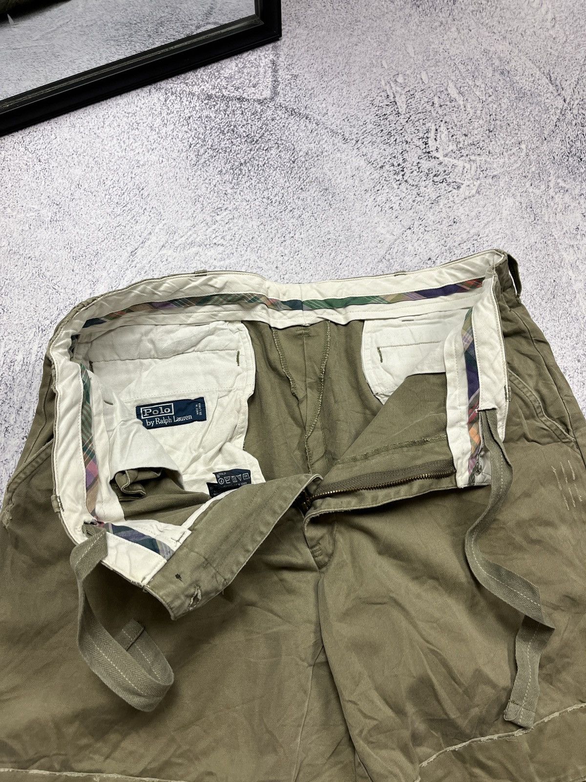 Polo Ralph Lauren Vintage Polo Ralph Lauren Military Cargo Shorts Baggy Y2k Size US 36 / EU 52 - 12 Thumbnail