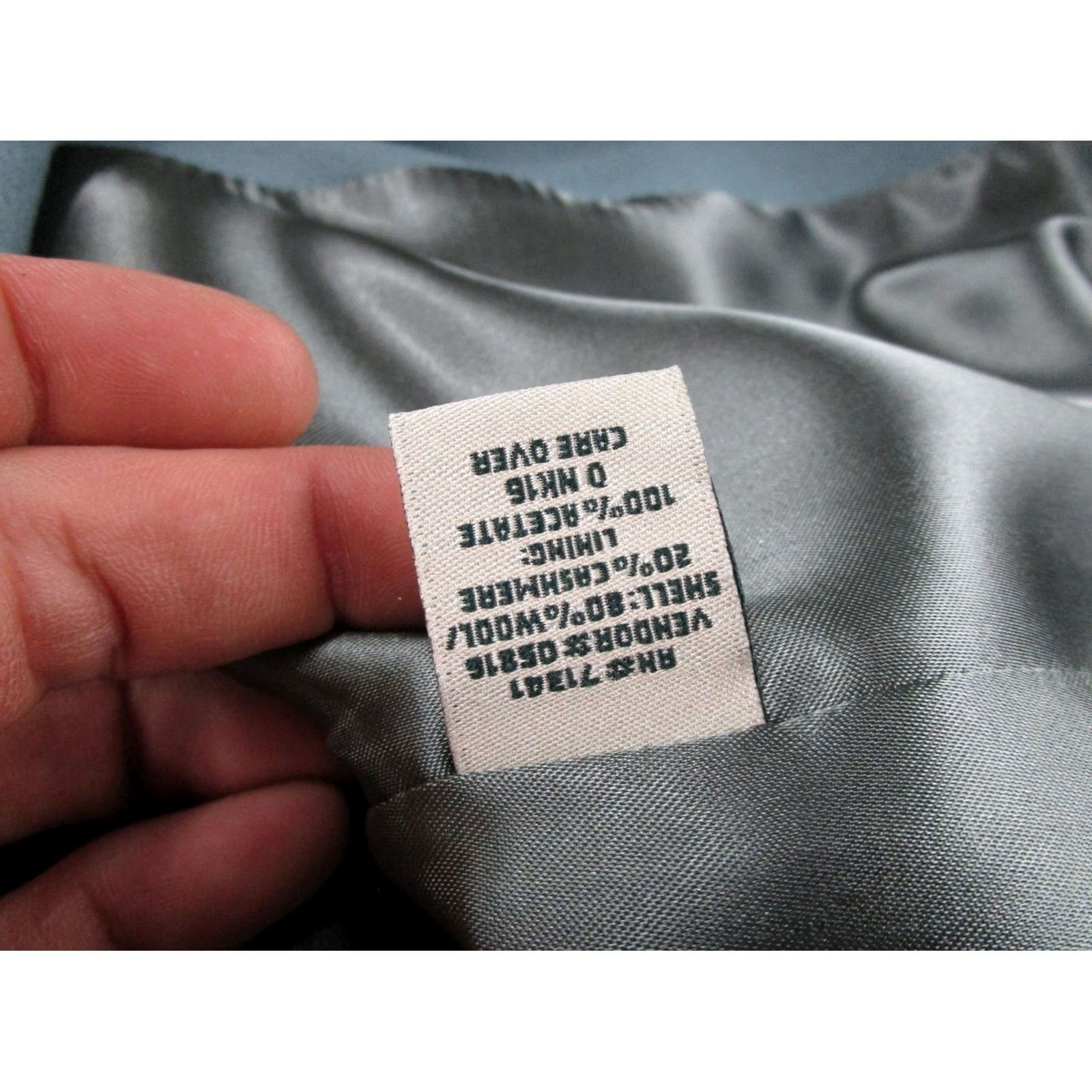 Vintage VINTAGE L.L. Bean Blazer Women 12 Regular Teal Blue Wool Cashmere Button Preppy Jacket Sold by Brand LL Bean Womens Blazer Size XL / US 12-14 / IT 48-50 - 3 Thumbnail