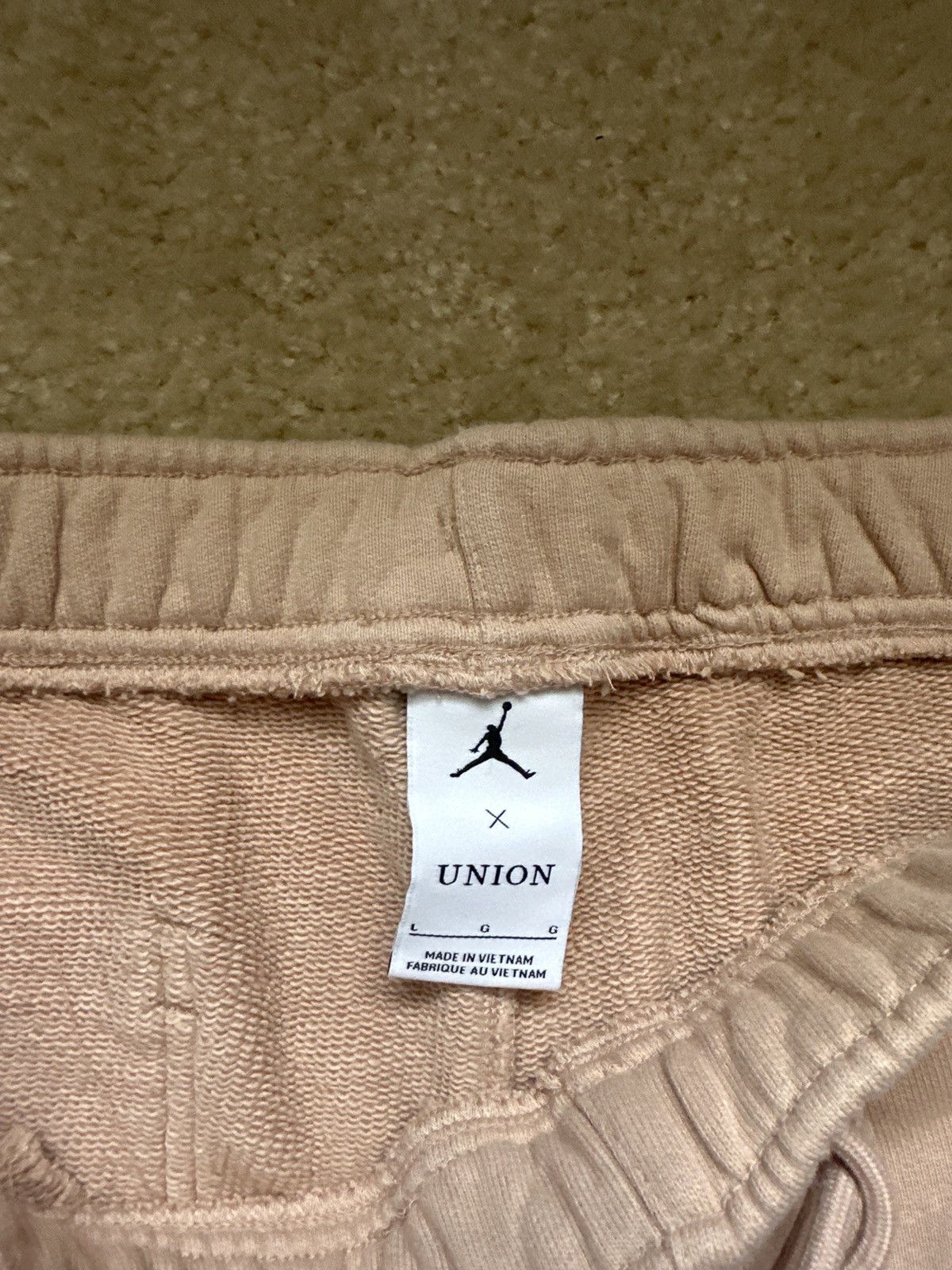 Jordan Brand × Nike × Union LA Jordan x Union LA Sweatpants - Rose Pink(L) Size US 38 / EU 54 - 3 Thumbnail