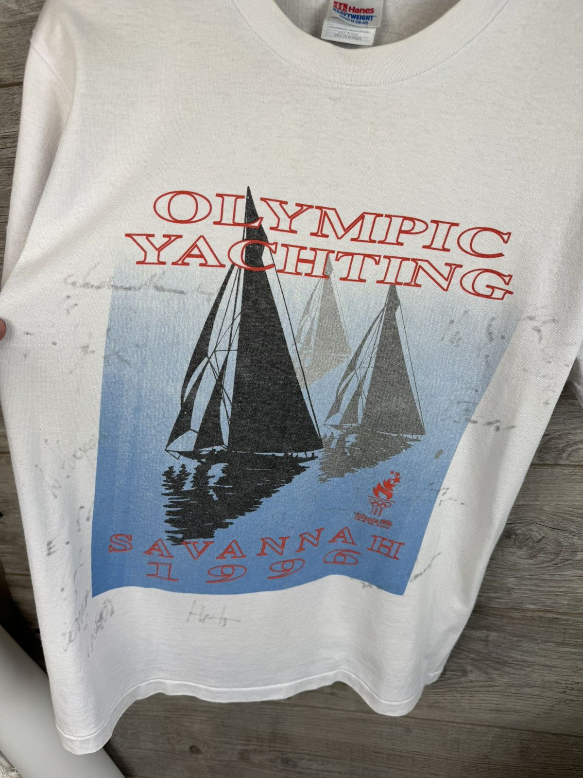 Vintage Olympic Yachting Atlanta Savannah 1996 Size US M / EU 48-50 / 2 - 8 Thumbnail