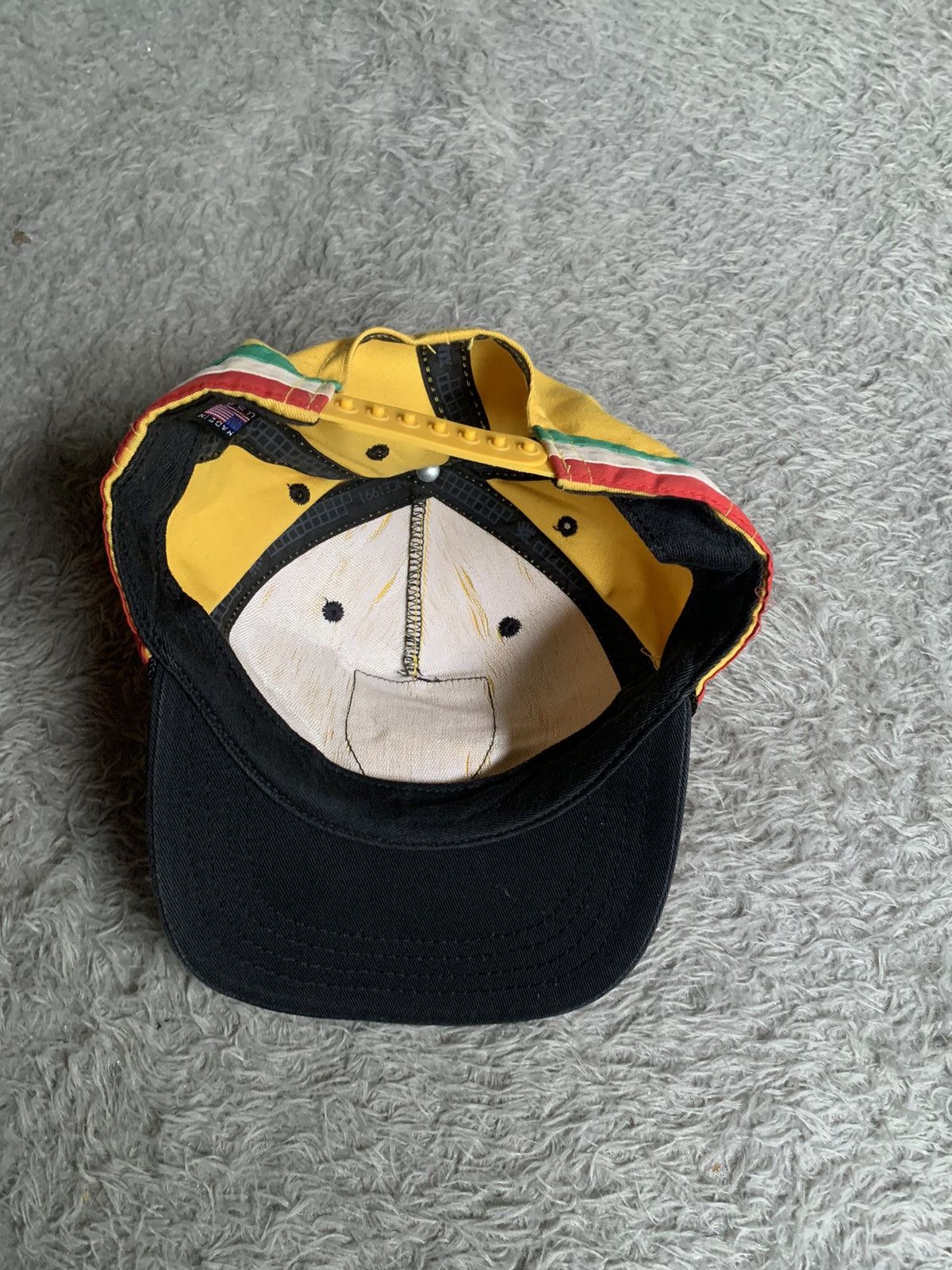 Xlarge Vintage 90s Archive Xlarge Ripoff Ferrari Logo Hat Cap Size ONE SIZE - 6 Thumbnail
