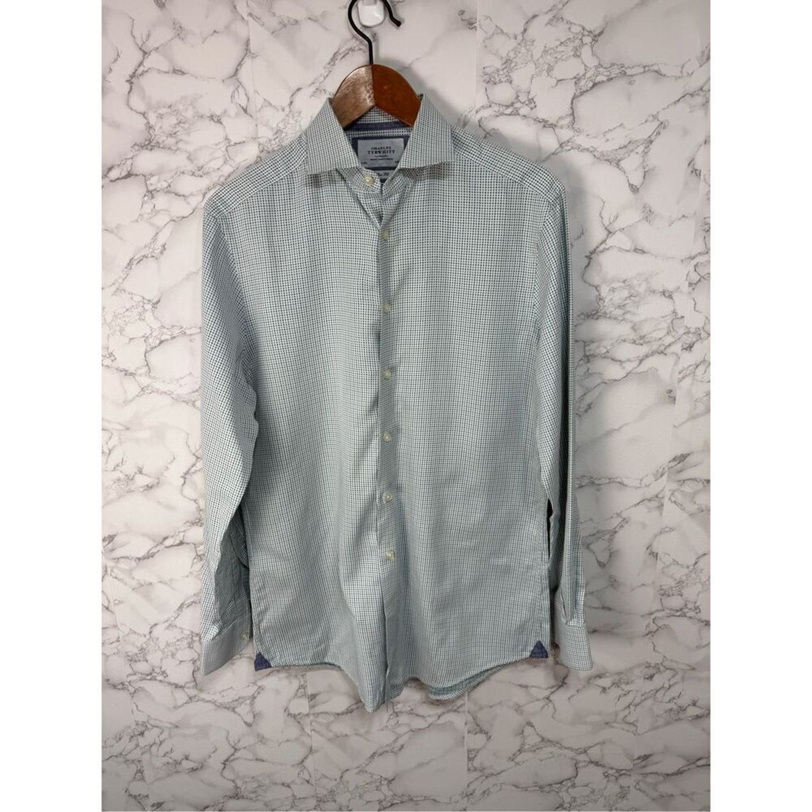 Charles Tyrwhitt Charles Tyrwhitt Men’s Shirt sz 16/35 #F923 Size US L / EU 52-54 / 3 - 1 Thumbnail
