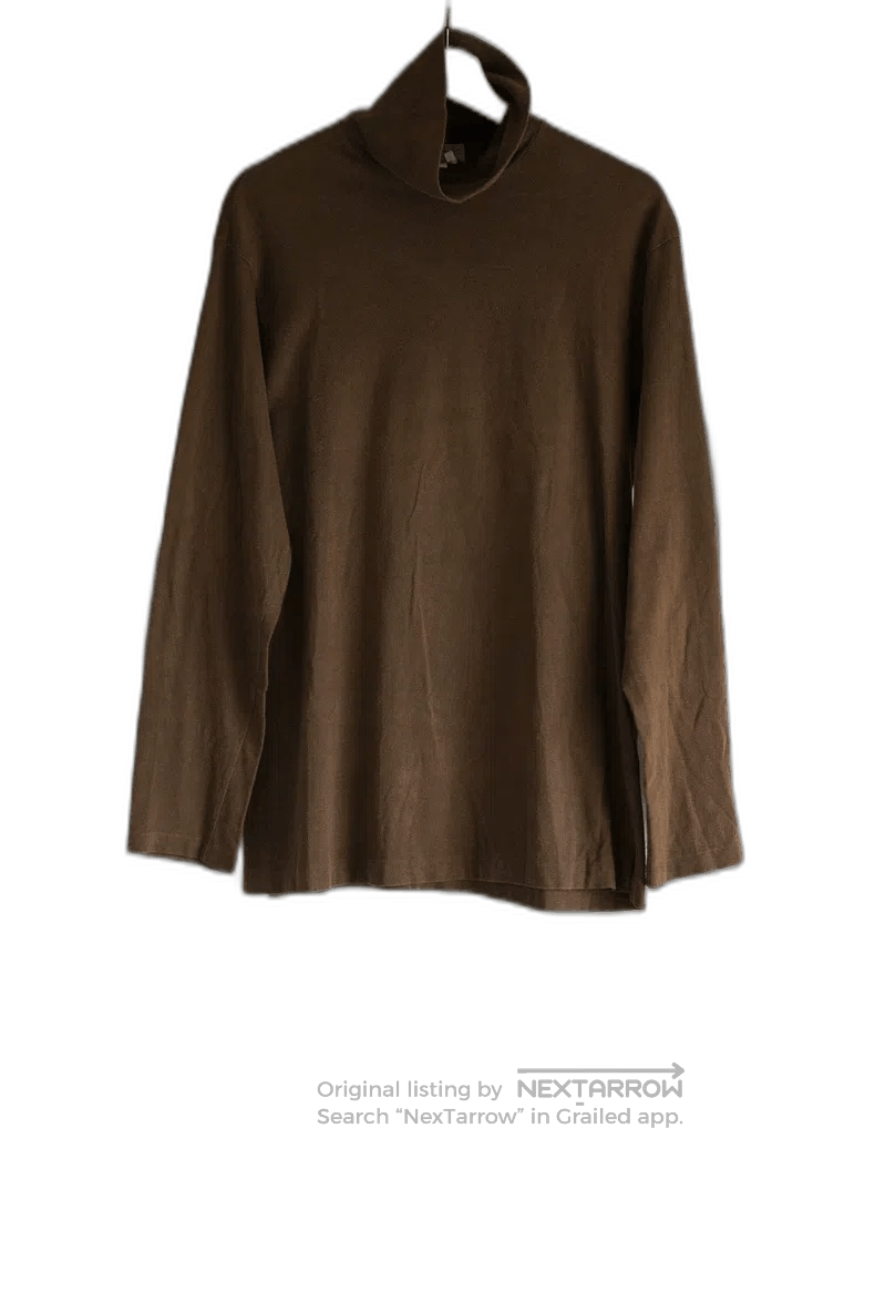 Yohji Yamamoto 90s Brown Turtleneck Top