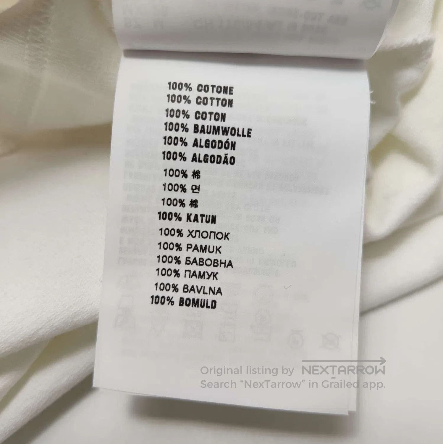 Prada Prada Cotton White Triangle Logo T. Size M / US 6-8 / IT 42-44 - 5 Thumbnail
