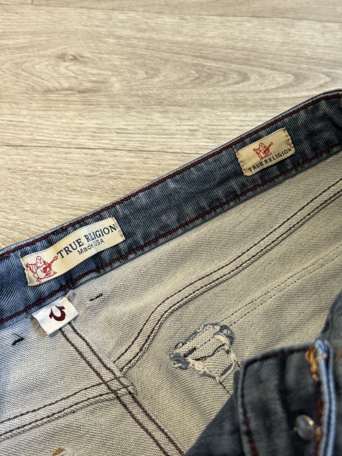 True Religion 🔷Vintage True Religion Jeans 90s🔷 Size US 34 / EU 50 - 6 Thumbnail