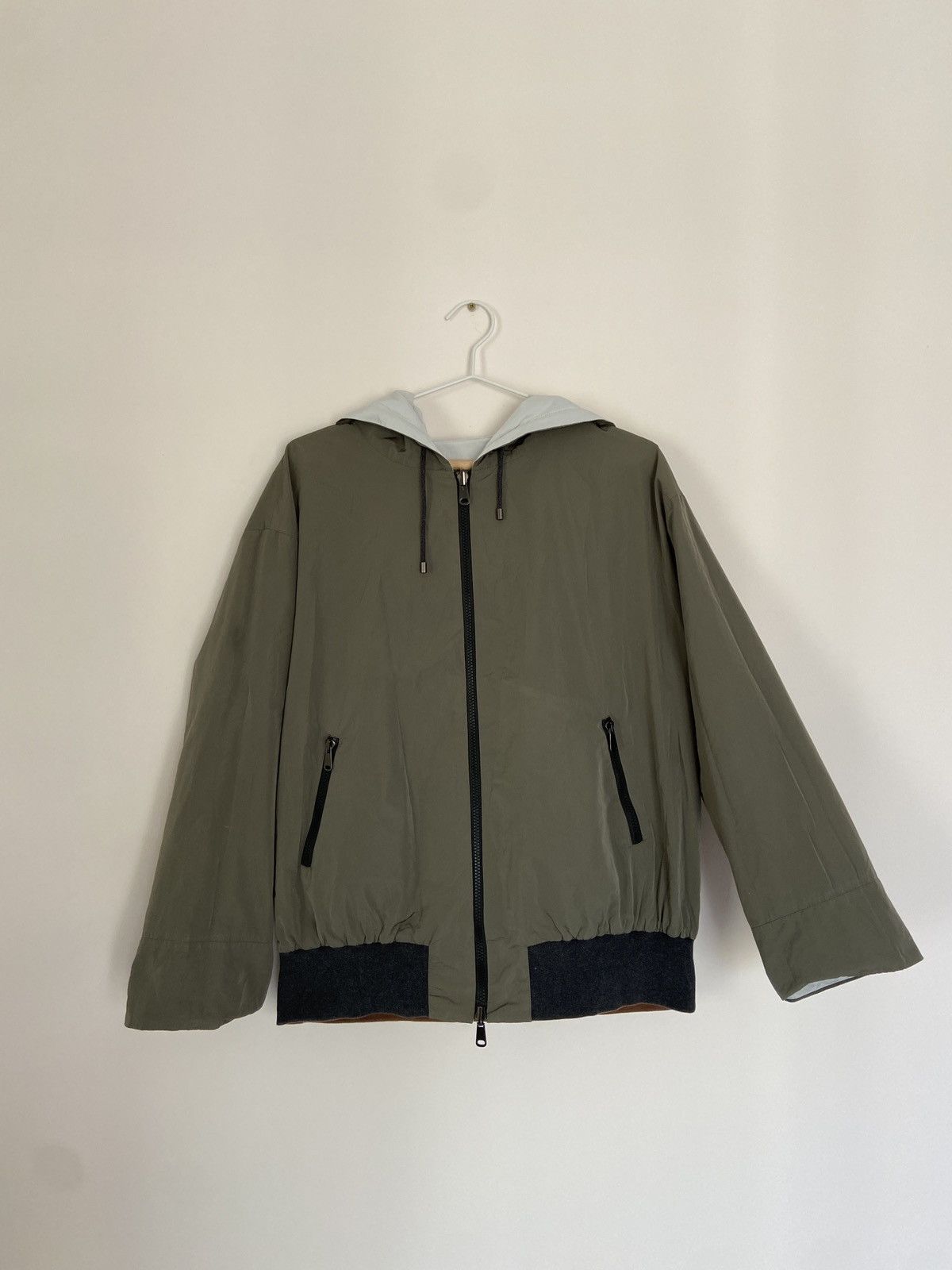 Brunello Cucinelli Brunello Cucinelli 2Tone Reversible Hood Jacket Size M / US 6-8 / IT 42-44 - 11 Thumbnail