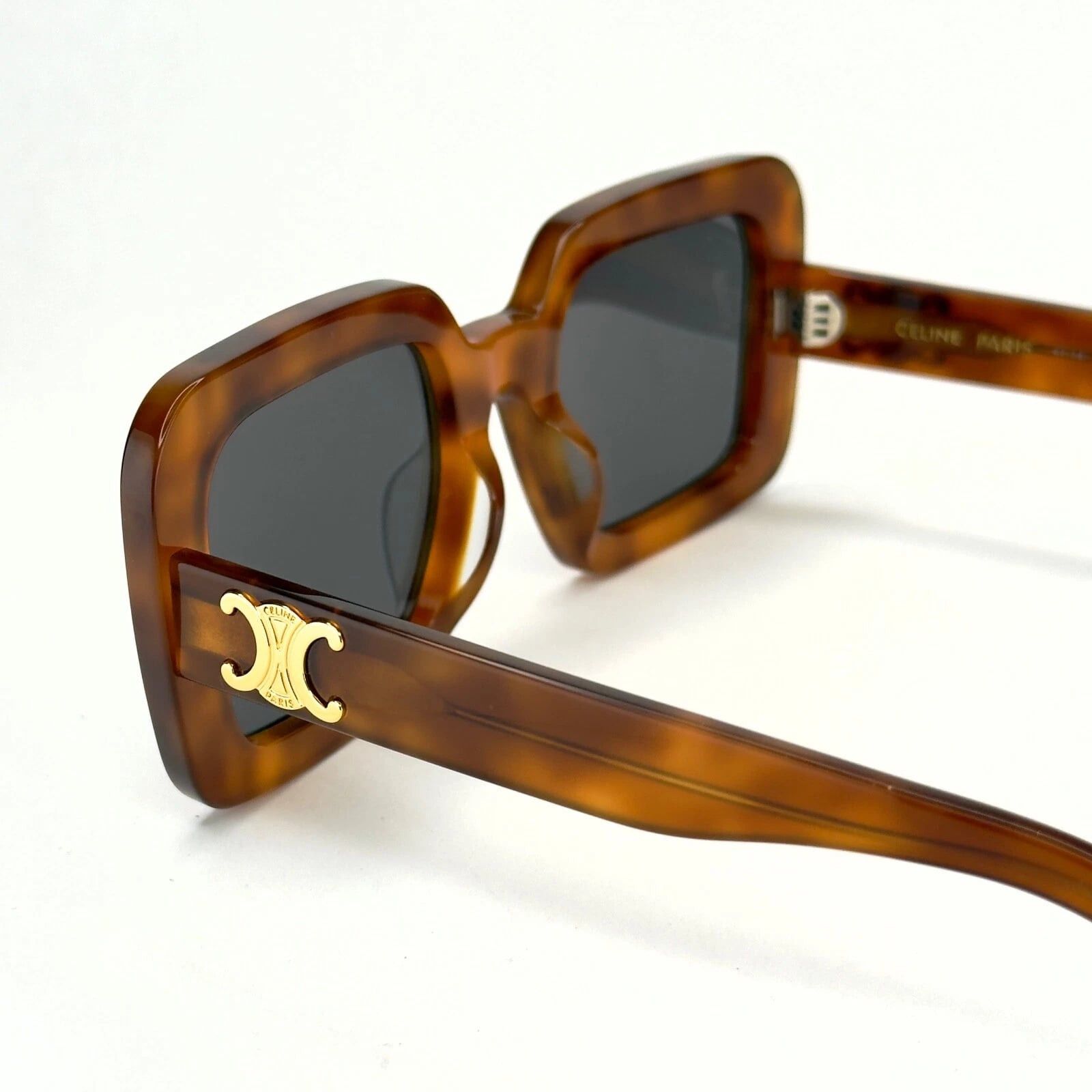 Celine CELINE 40304 TRIOMPHE Paris Brown Sunglasses CL40304U 53A Size ONE SIZE - 7 Thumbnail
