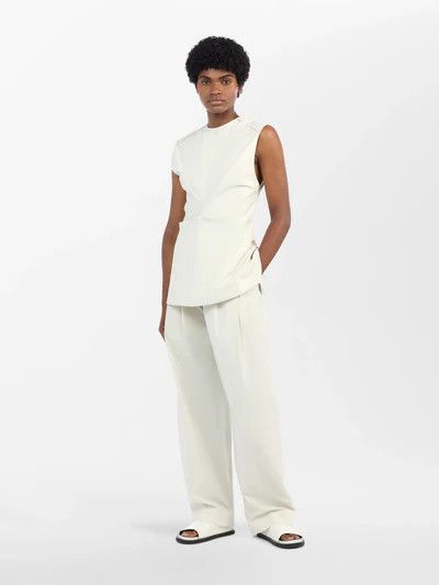 Studio Nicholson o1mle0525 Garda Tank Tops in White Size S / US 4 / IT 40 - 3 Thumbnail