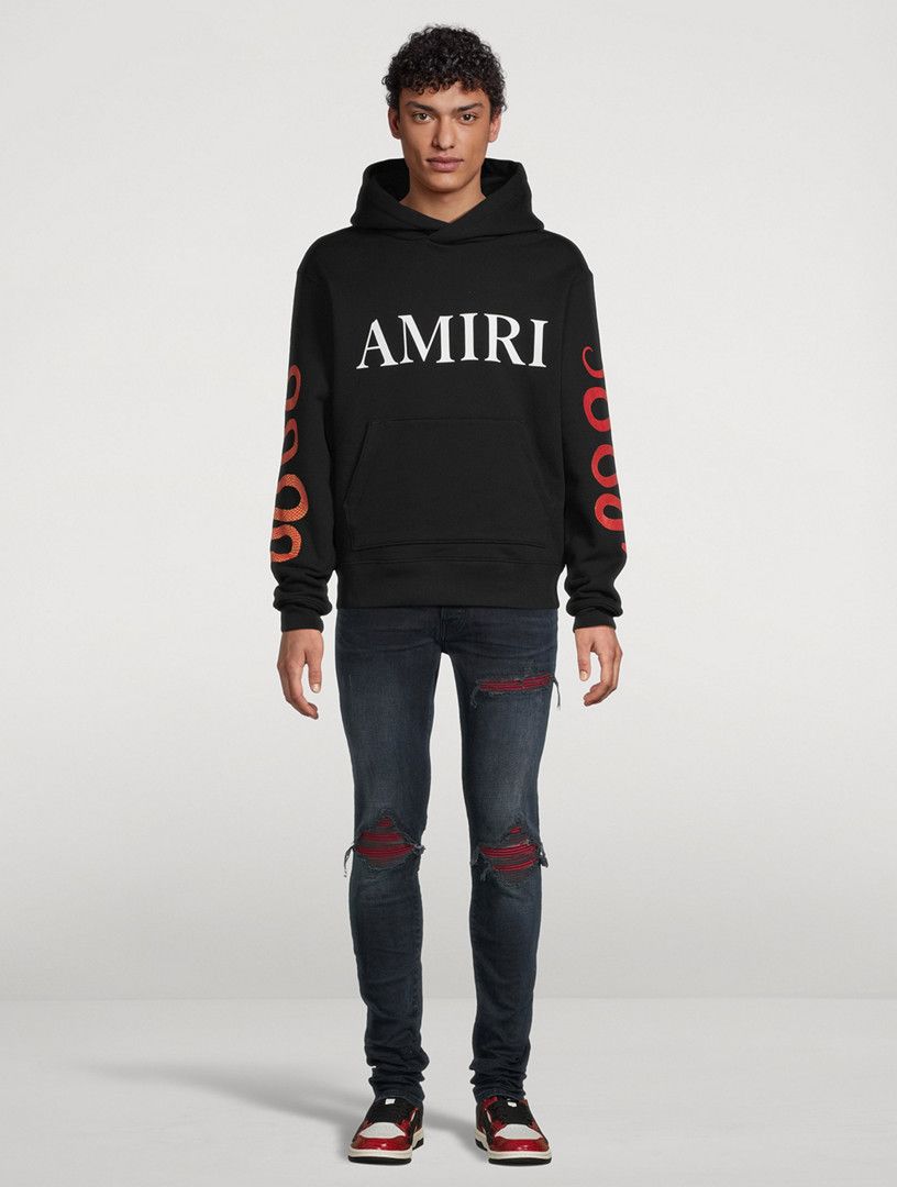 Amiri o1h1sh10525 Snake Hoodie in Black Size US S / EU 44-46 / 1 - 5 Thumbnail
