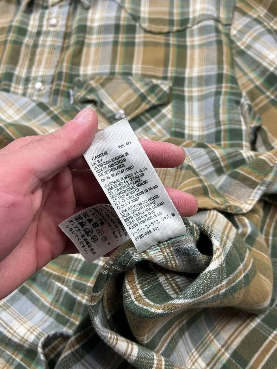 Levi's Vintage Clothing VINTAGE LEVIS Western Wear flannel shirt size Large Size US L / EU 52-54 / 3 - 12 Thumbnail