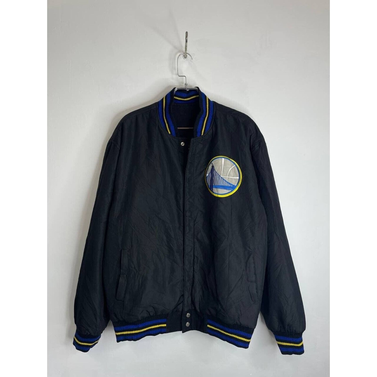 NBA × Vintage Vintage Golden State Warriors Varsity Jacket 2XL NBA Bomber Size US XXL / EU 58 / 5 - 7 Thumbnail