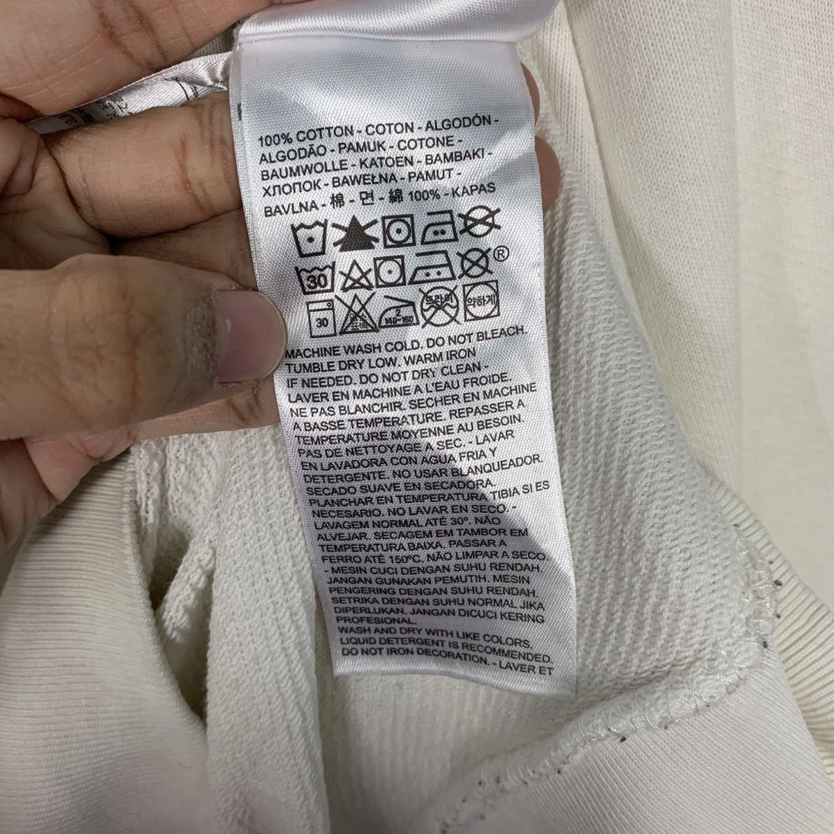Levi's Levis White Big Logo Sweatshirt Size US M / EU 48-50 / 2 - 16 Thumbnail