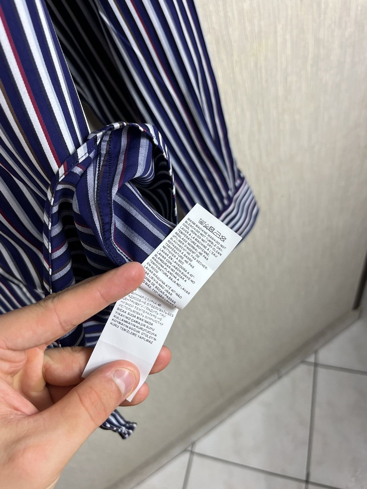 Paul & Shark Paul & Shark striped shirt with pocket logo casual Italy Size US M / EU 48-50 / 2 - 20 Thumbnail