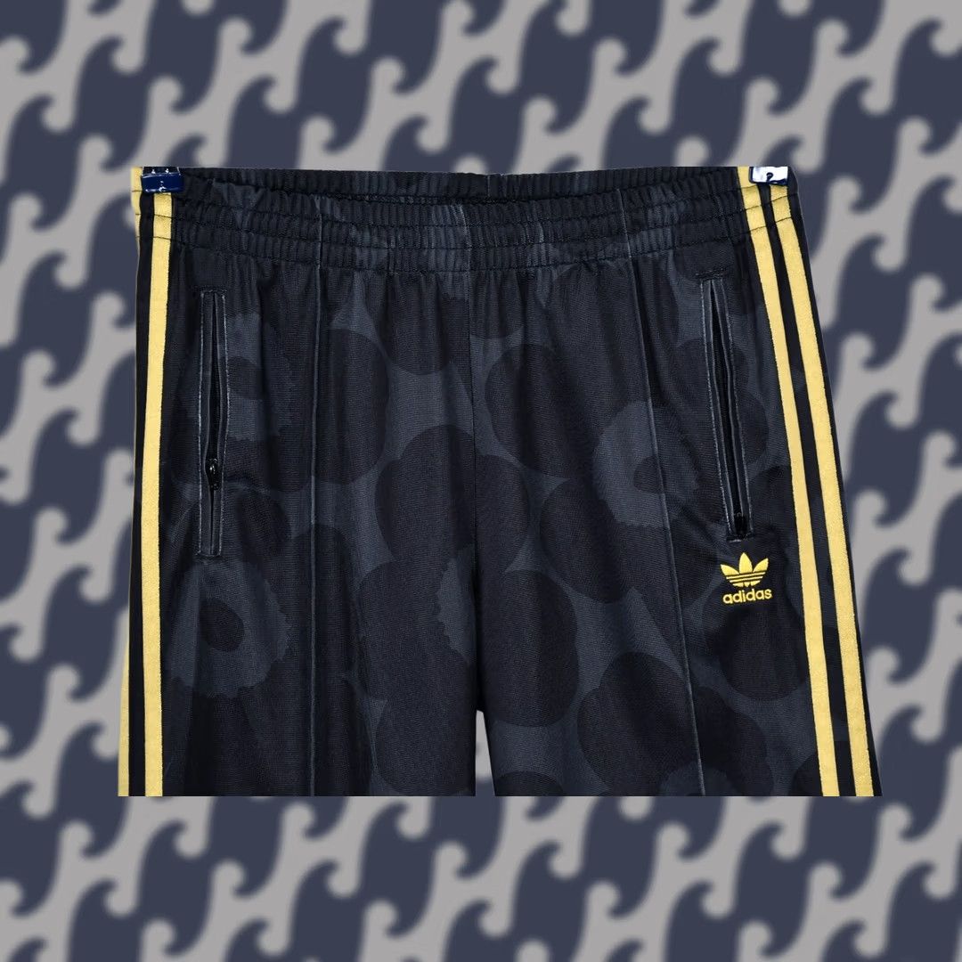Adidas Adidas Marimekko Firebird Track Pants Women S Yellow Black Grey Stripes Pants Size 28" / US 6 / IT 42 - 1 Thumbnail