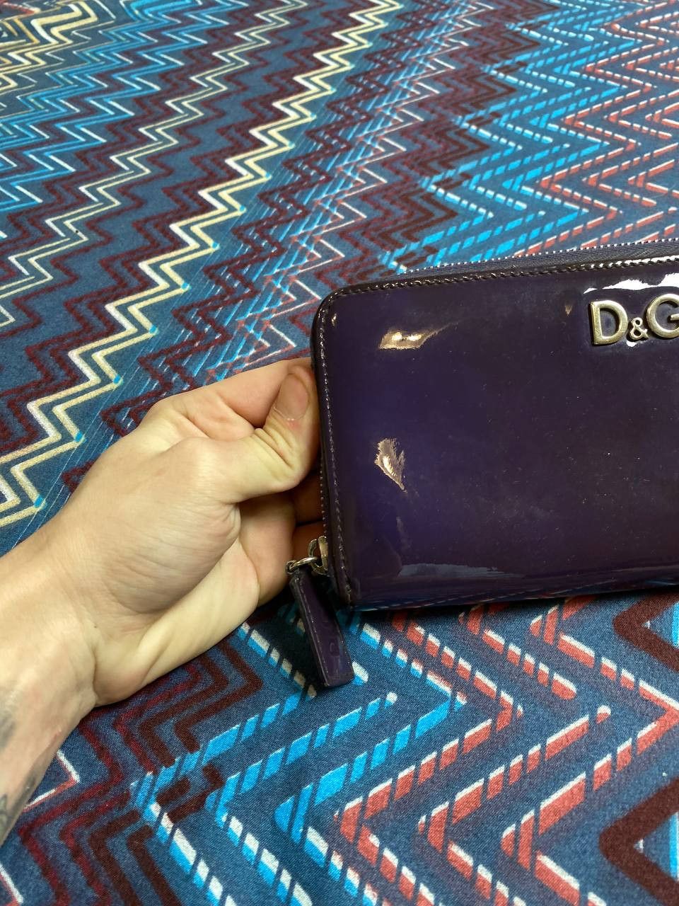 Dolce & Gabbana Dolce & Gabbana Large Logo Wallet Purse Zip-Around Dauphine Size ONE SIZE - 12 Thumbnail