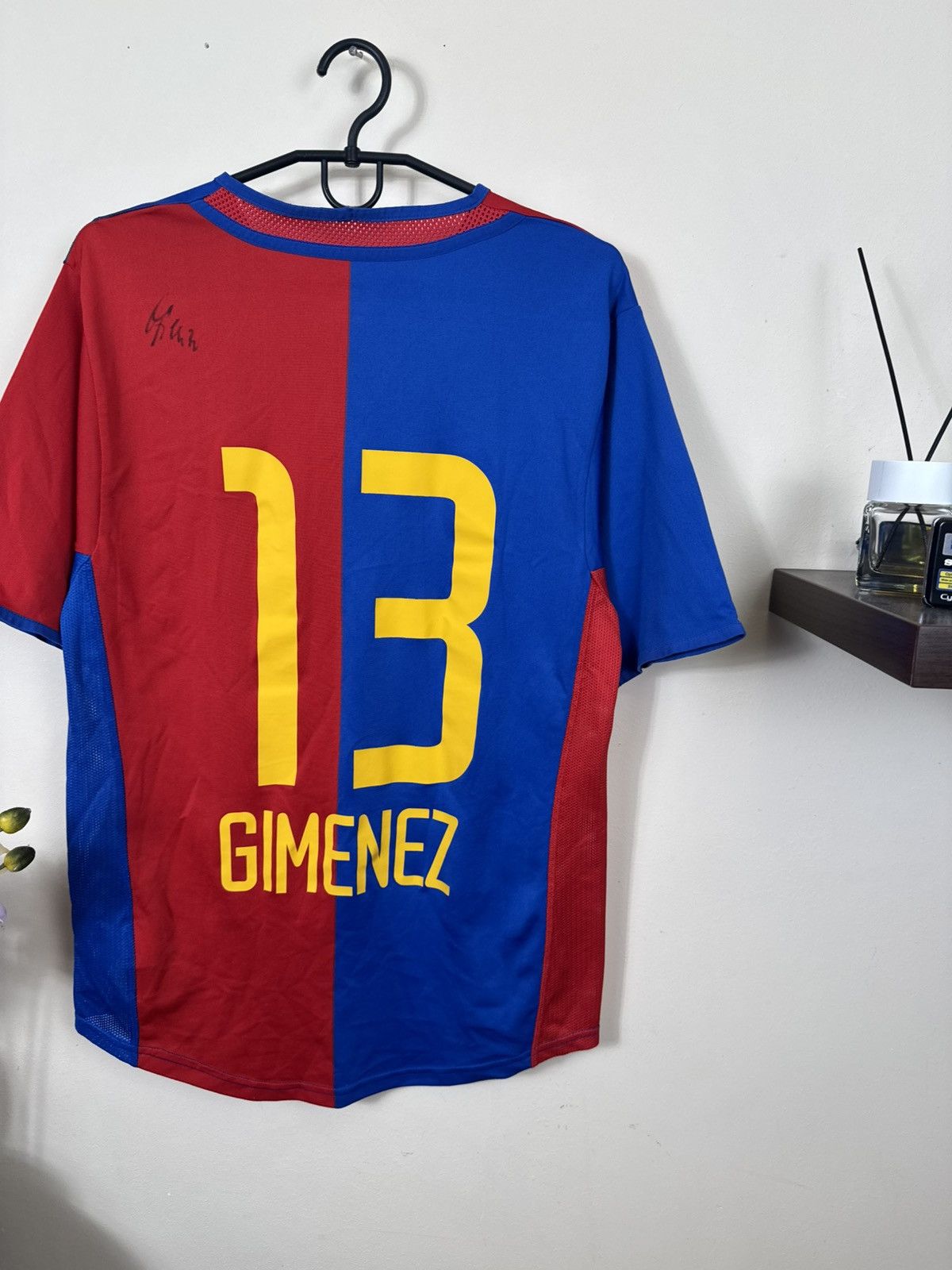 Nike Nike FC Basel Jersey 2002-04 #13 Gimenez Soccer Signature S Size US S / EU 44-46 / 1 - 18 Thumbnail
