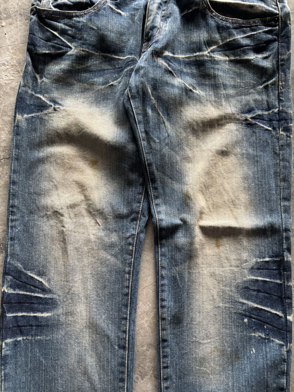 Hysteric Glamour × If Six Was Nine × Japanese Brand ROOT THREE STYLE JAPANESE DENIM rusty washed mud PUNK GRUNGE Size US 35 - 10 Thumbnail