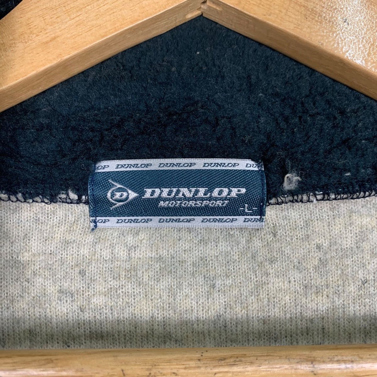 Dunlop DUNLOP MOTORSPORT Big Logo Fleece Bomber Jacket #1032-C46 Size US L / EU 52-54 / 3 - 16 Thumbnail