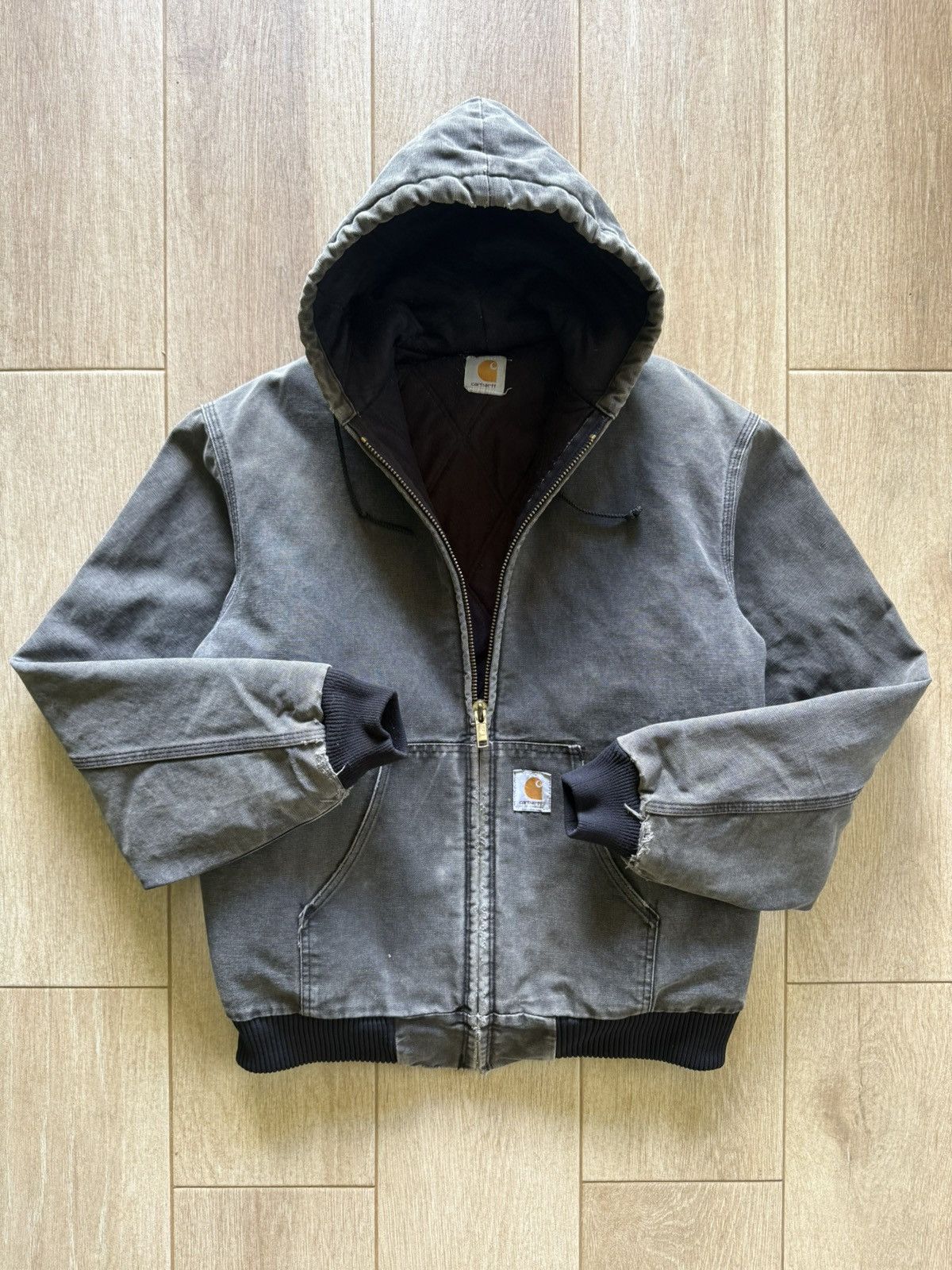 Carhartt Fade J06 BLK Carhartt Jacket Size US L / EU 52-54 / 3 - 7 Thumbnail