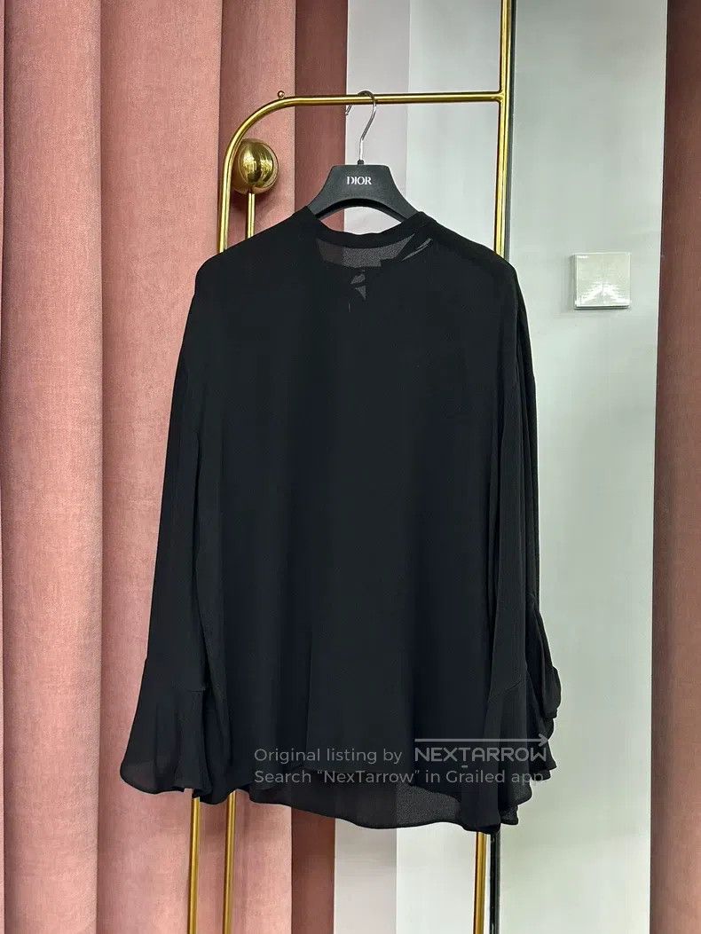 Valentino Valentino Silk lace-up long-sleeved top Size M / US 6-8 / IT 42-44 - 1 Thumbnail