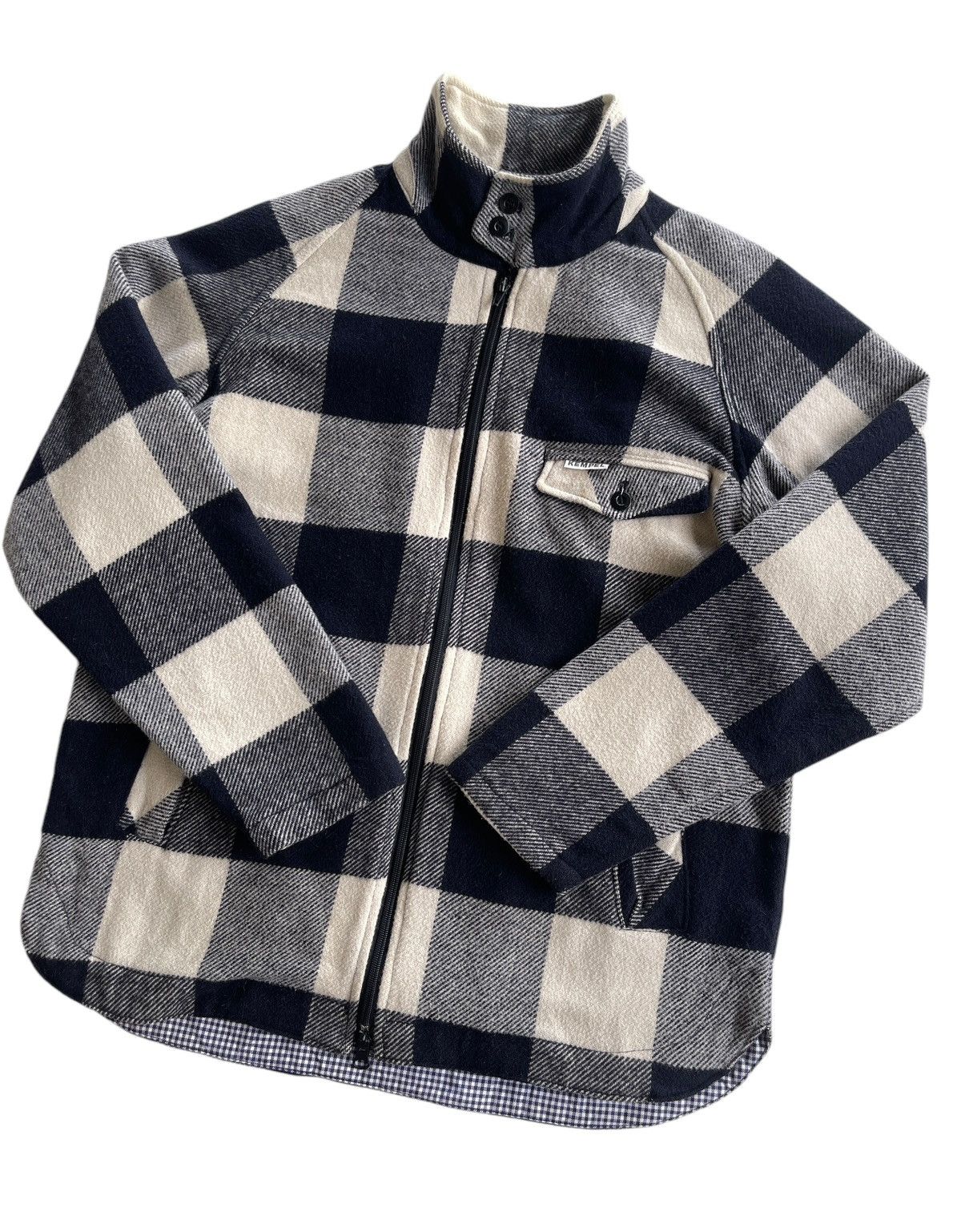 Vintage Vintage Kempel Checkered Zipper Jacket Size US M / EU 48-50 / 2 - 9 Thumbnail