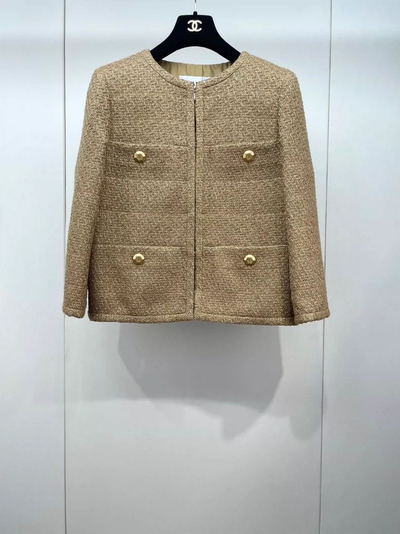 Chanel Egyptian series gold silk woven jacket 2504-Nextarro