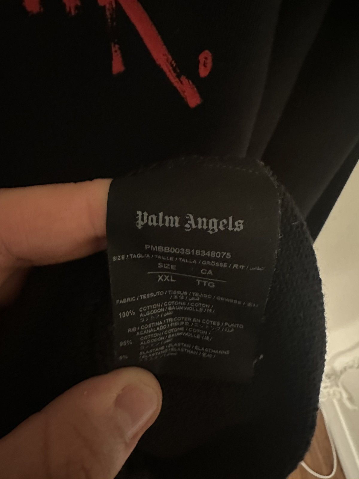 Palm Angels × Playboi Carti Playboi Carti Palm Angels Die Punk Hoodie Size US XXL / EU 58 / 5 - 3 Thumbnail