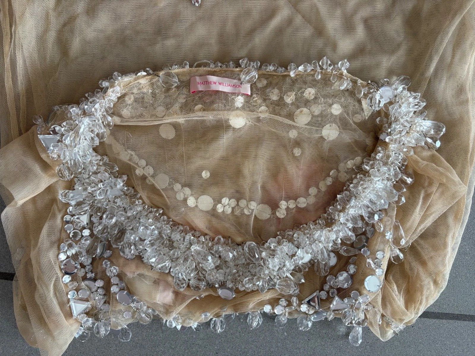 Matthew Williamson MATTHEW WILLIAMSON- One-of-a-kind beaded, embroidered halter Size XS / US 0-2 / IT 36-38 - 6 Thumbnail