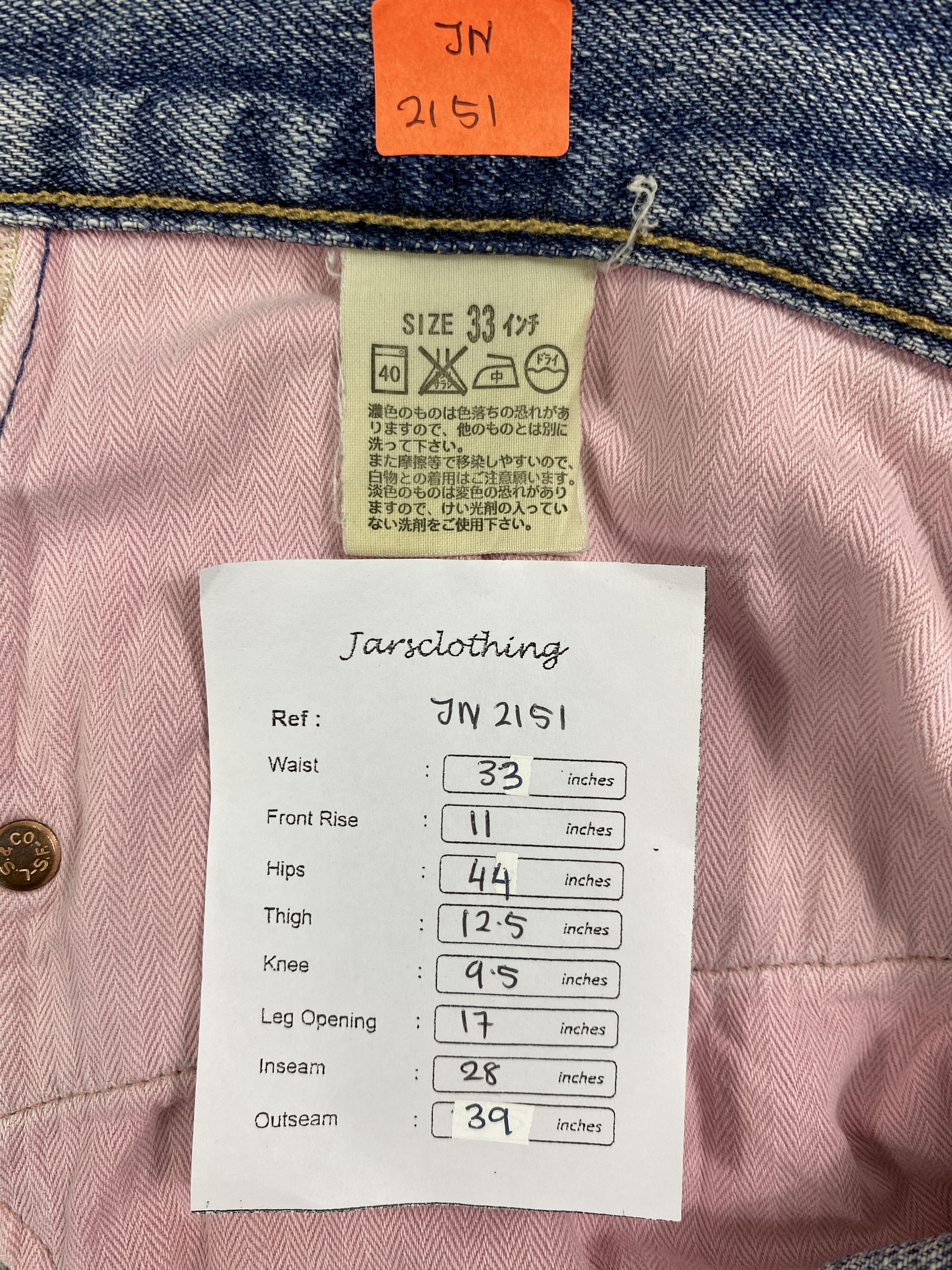 Levi's Ripped Distressed Blue Vintage Levi's 552 33x28 Denim JN2151 Size US 33 - 8 Thumbnail