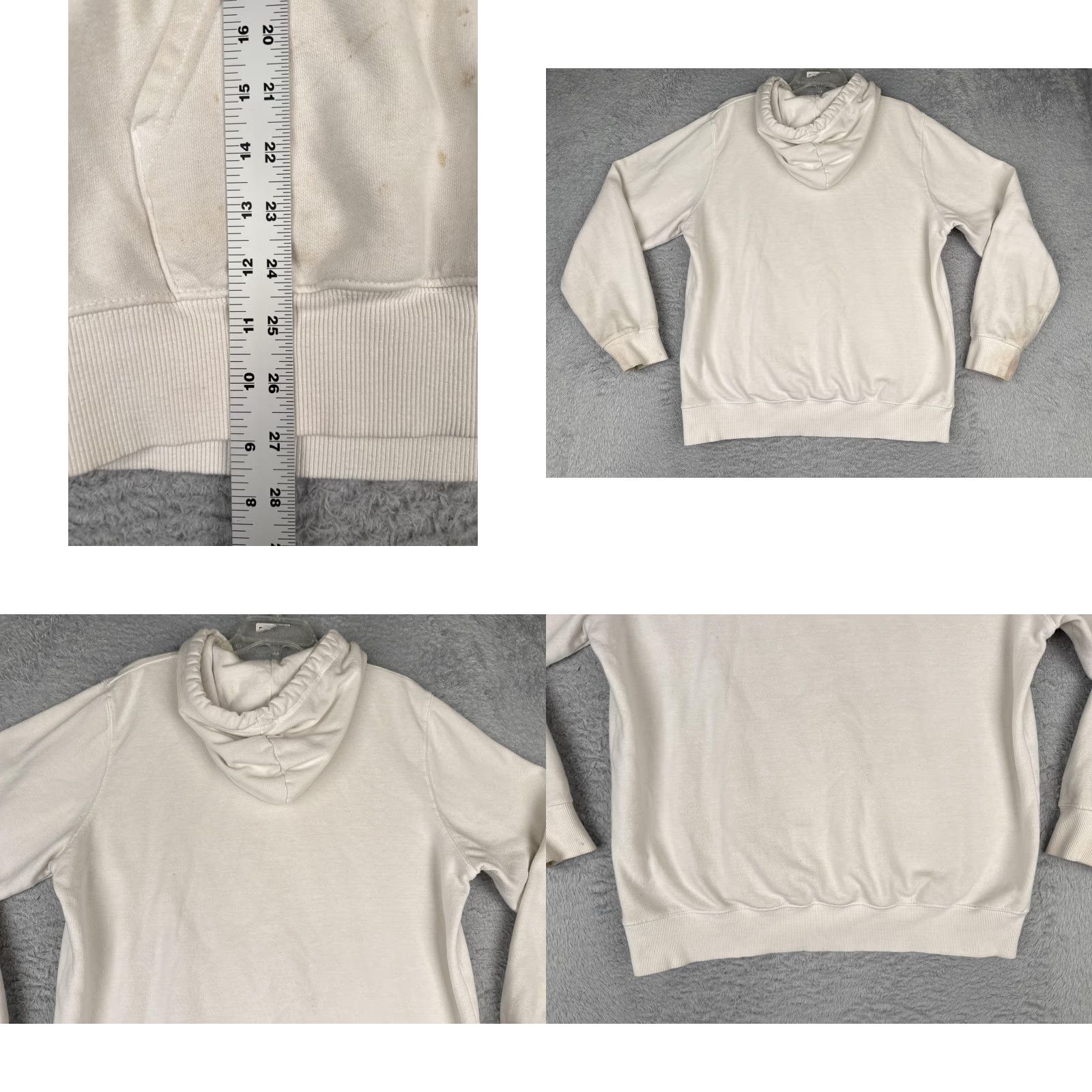 The North Face The North Face Hoodie Mens L White Half Dome Logo Pullover Fleece Sweatshirt Size US L / EU 52-54 / 3 - 9 Thumbnail