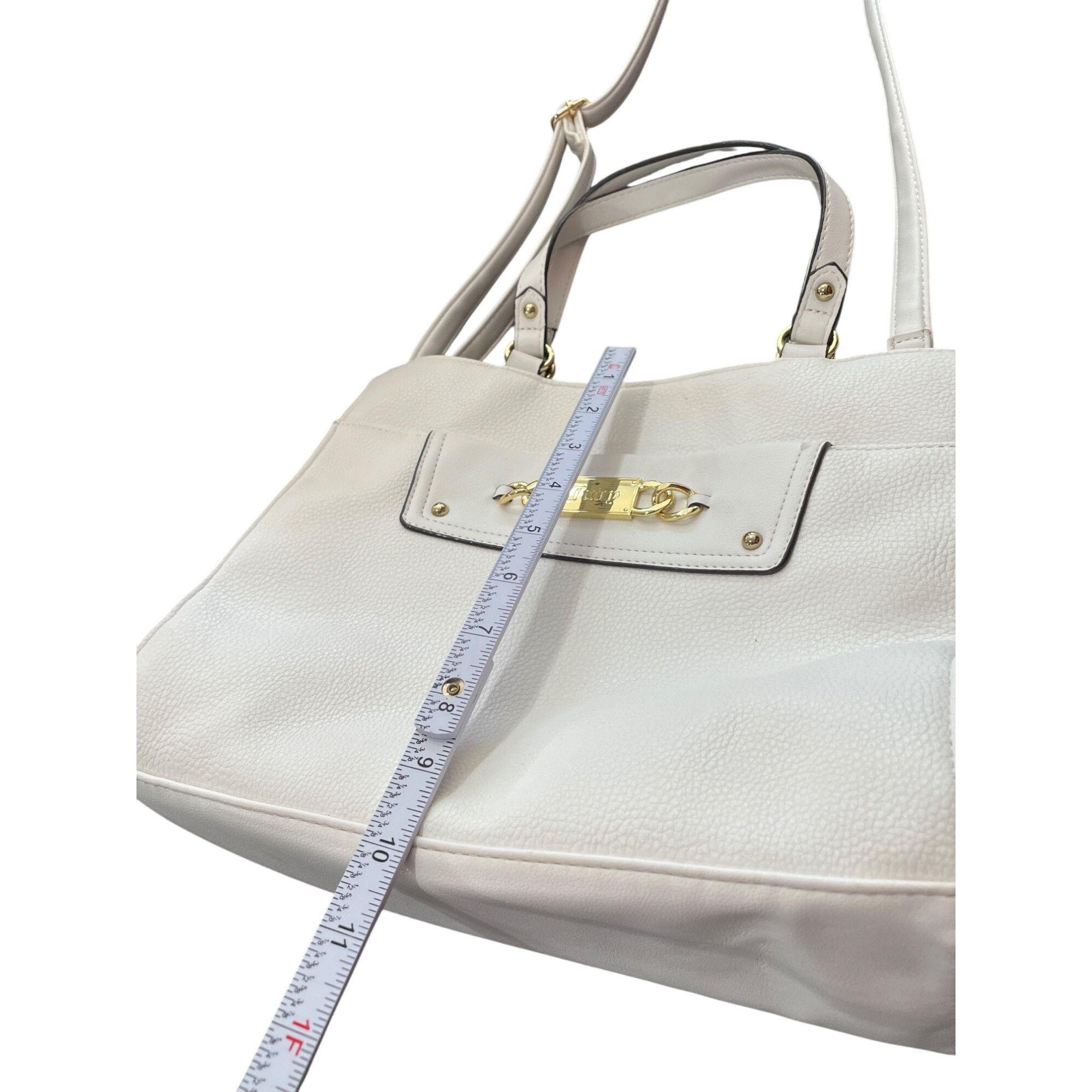 Juicy Couture Juicy Couture Womens White gold accents hand crossbody bag S Size ONE SIZE - 7 Thumbnail