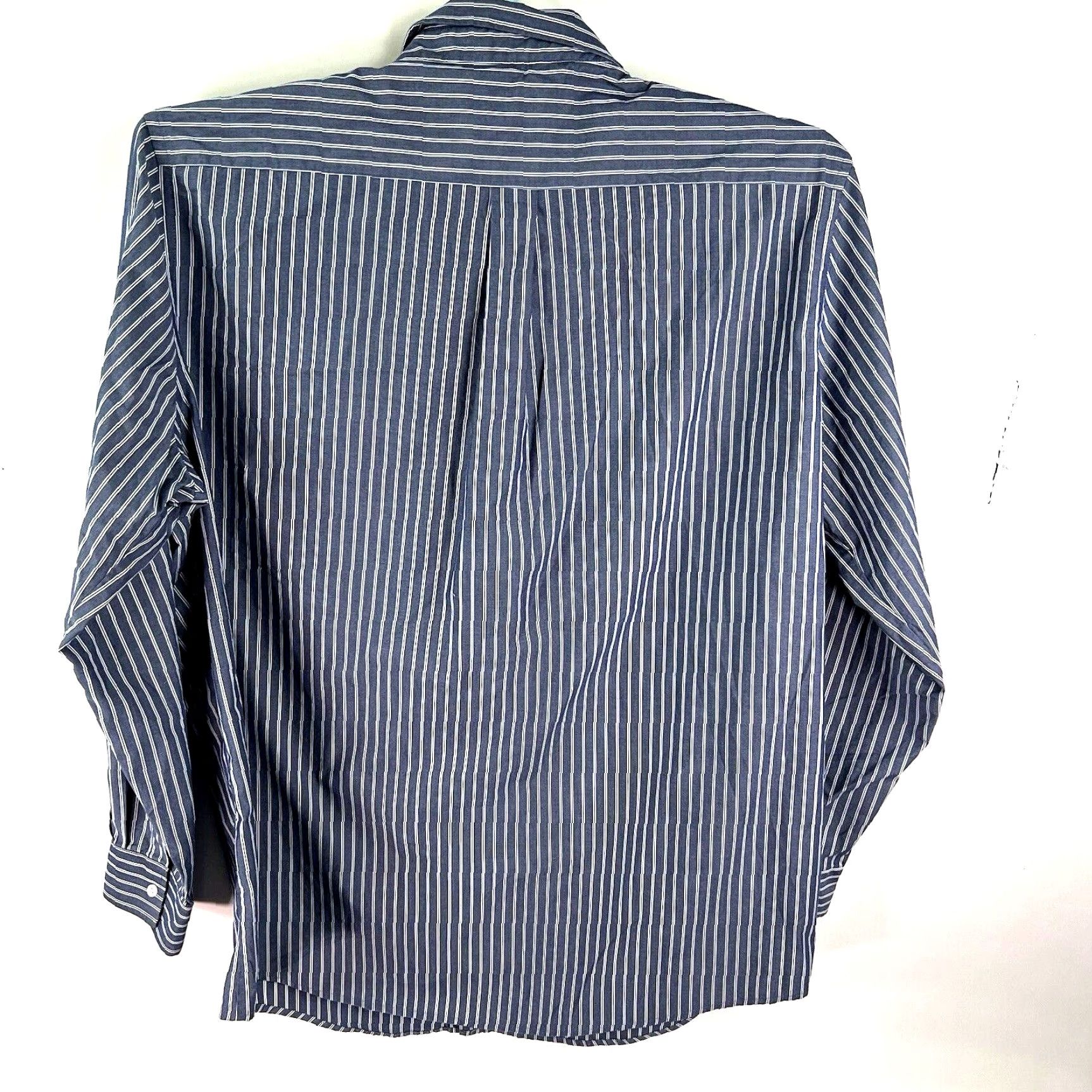 Croft & Barrow Croft & Barrow Striped Long Sleeve Button-Down Shirt Mens 3XLT Gray Size US XXL / EU 58 / 5 - 5 Thumbnail