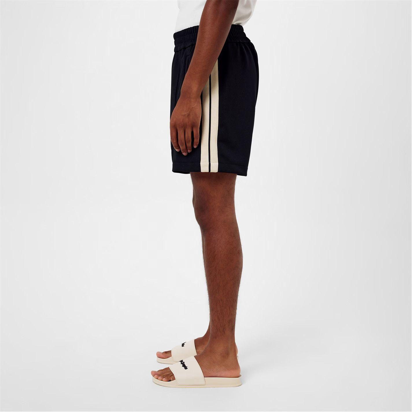 Palm Angels o1g2r1mq0426 Classic Track Shorts in Black Size US 28 / EU 44 - 4 Thumbnail