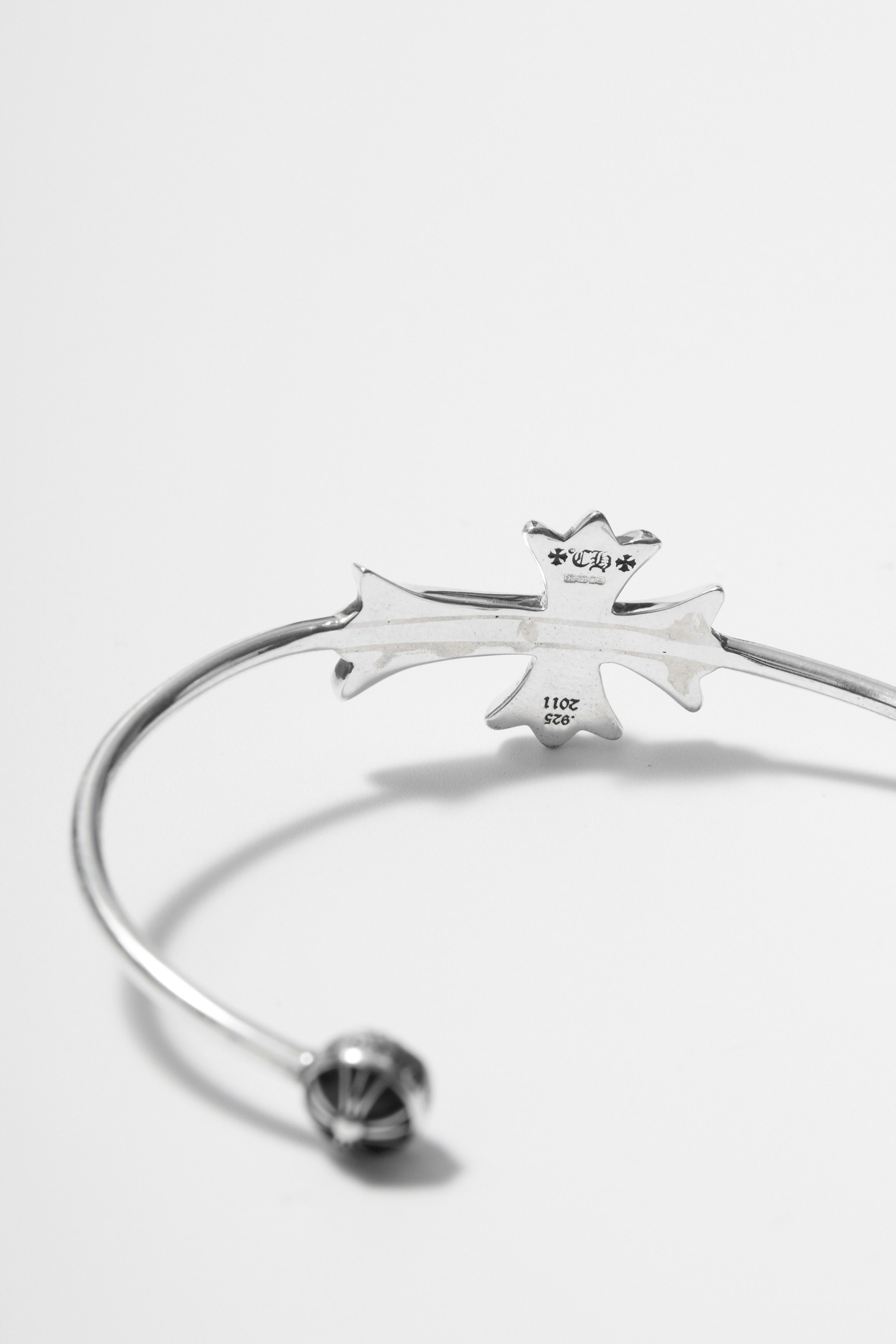 Chrome Hearts Chrome Hearts Cross Cuff silver Size ONE SIZE - 4 Thumbnail
