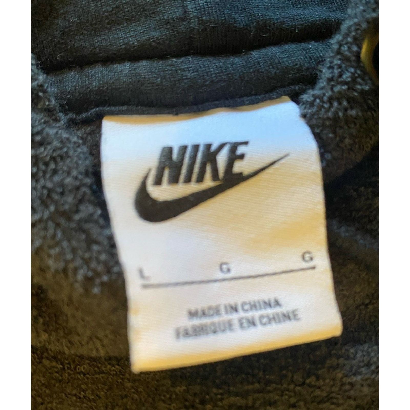 Nike Nike Terry Hoodie Sweatshirt Women’s Large Black Size L / US 10 / IT 46 - 2 Thumbnail